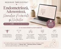 Webinar inregistrat: Endometrioza, Adenomioza, Nevralgia Pudendala si Nutritia in Durerea Pelvina